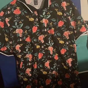 Mens, graphic muscle fit, polo.